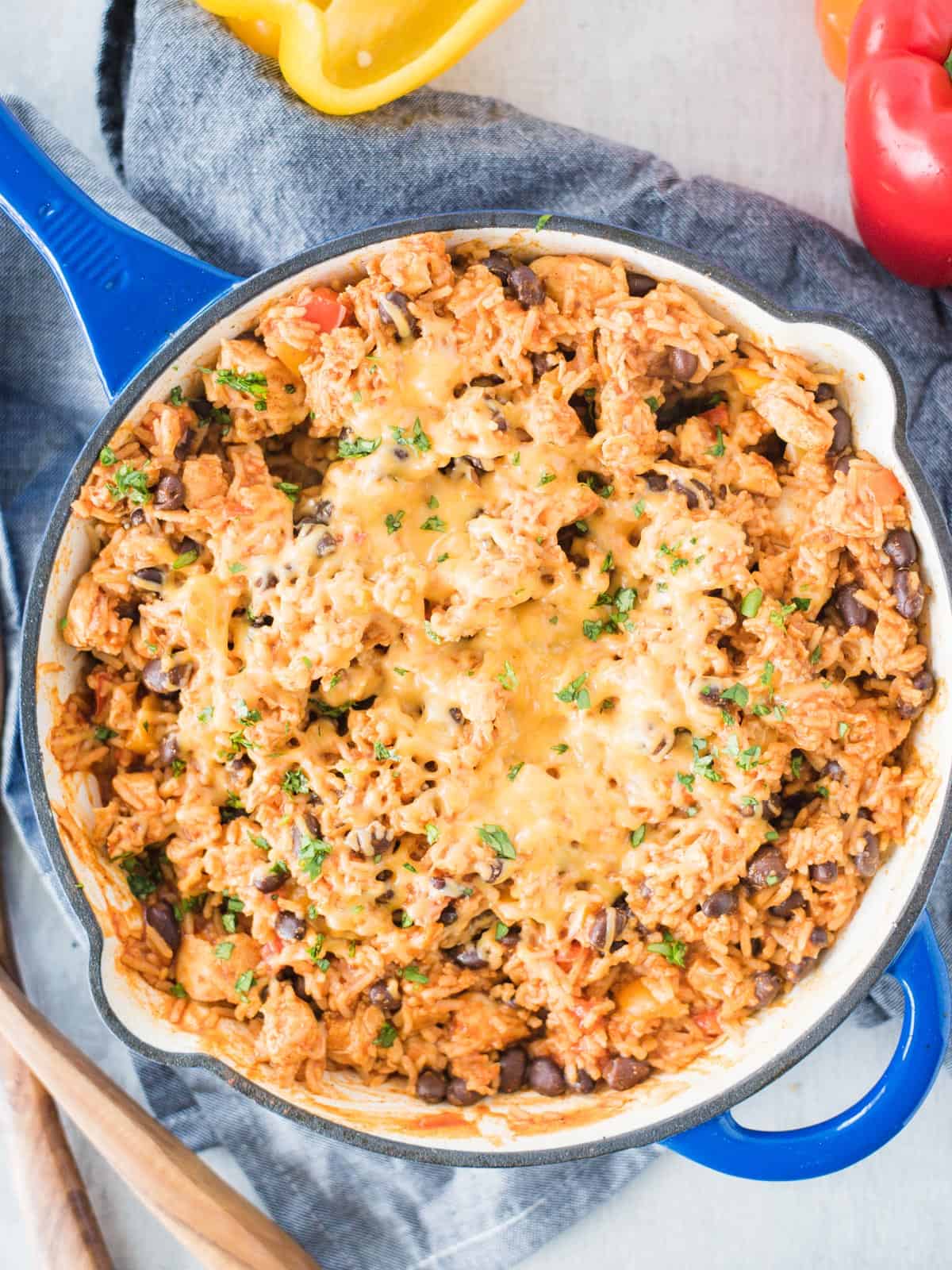 Southwest Chicken and Rice Skillet