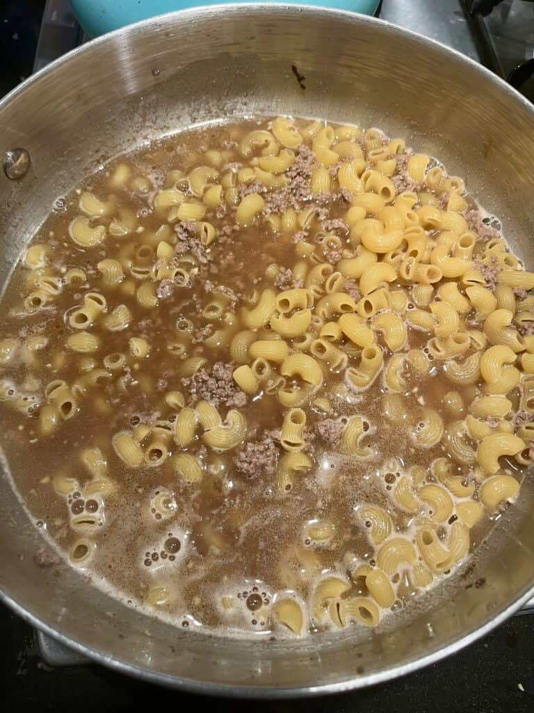 homemade hamburger helper